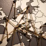 Map showing CDN edge servers around the world for website speed optimization